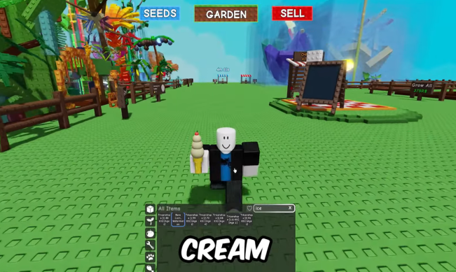 Ice Cream di Grow A Garden. (YouTube)
